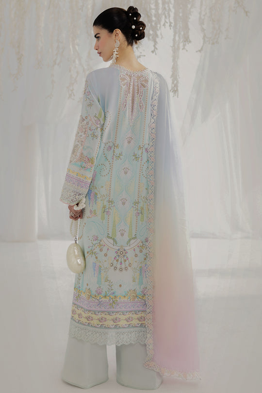 Qalamkar | Luxe Silk 25 | LK-01 KEEVA - Official Qalamkar stockist in UK - Sakeena London