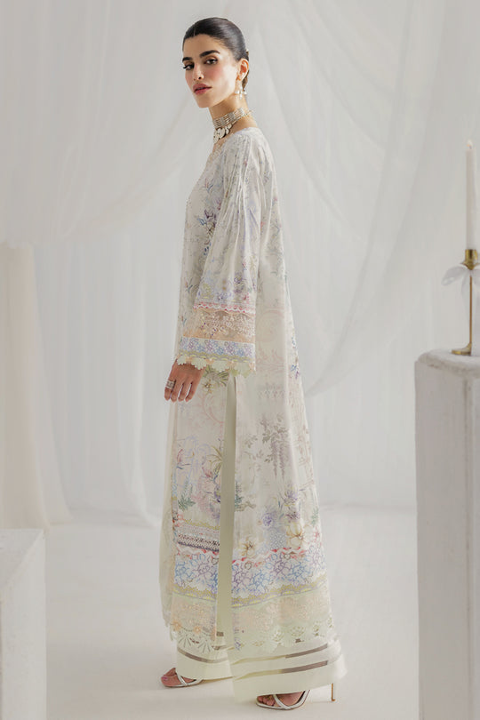 Qalamkar | Luxe Silk 25 | LK-02 ROISIN - Official Qalamkar stockist in UK - Sakeena London
