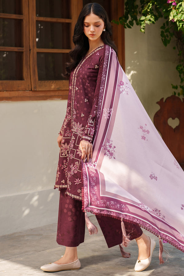 Farasha | Meline Premium Viscose 25 | Mauve Cream - Official Farasha stockist in UK - Sakeena London