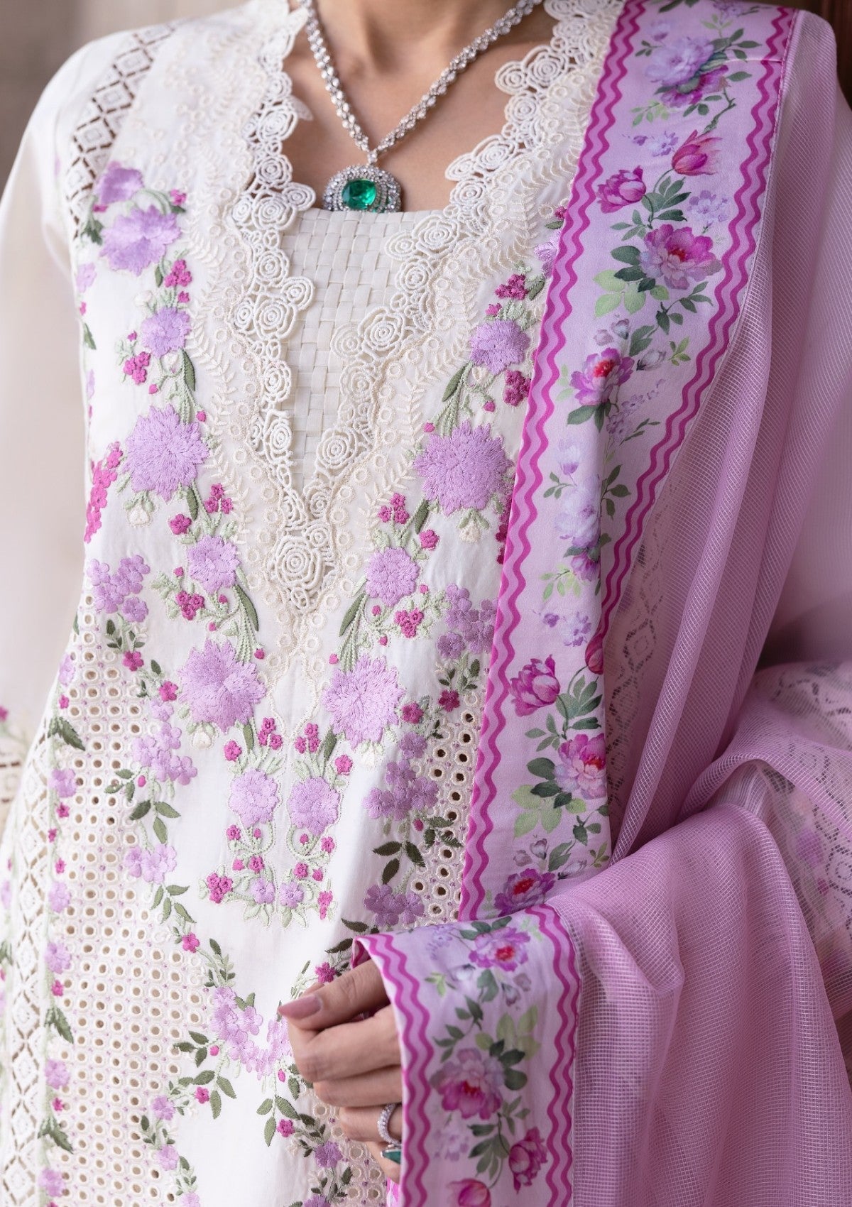 Lawn - Saira Shakira - Bloom - Eid Unstitched 25 - SSEL#1A - ZERENE