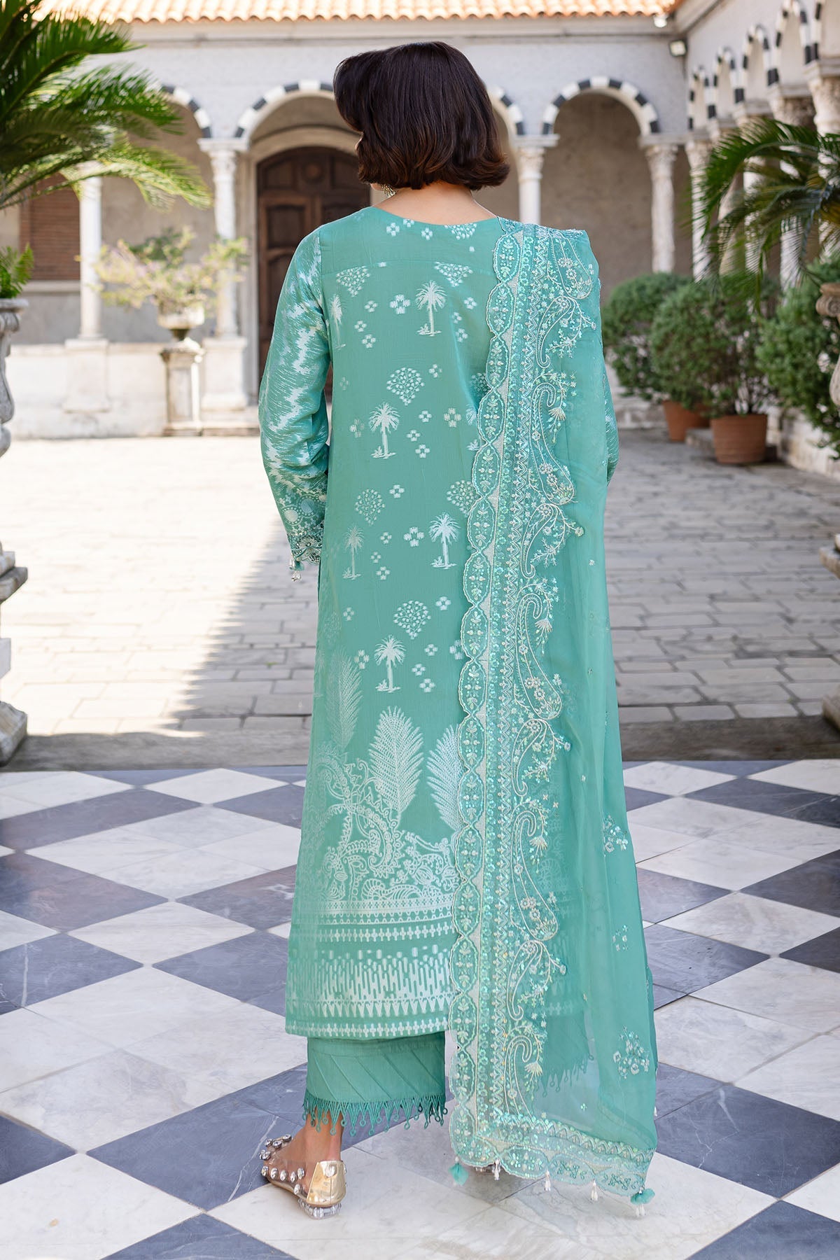 Nureh | Lawn Jacquard | NE-157 - Official Nureh stockist in UK - Sakeena London