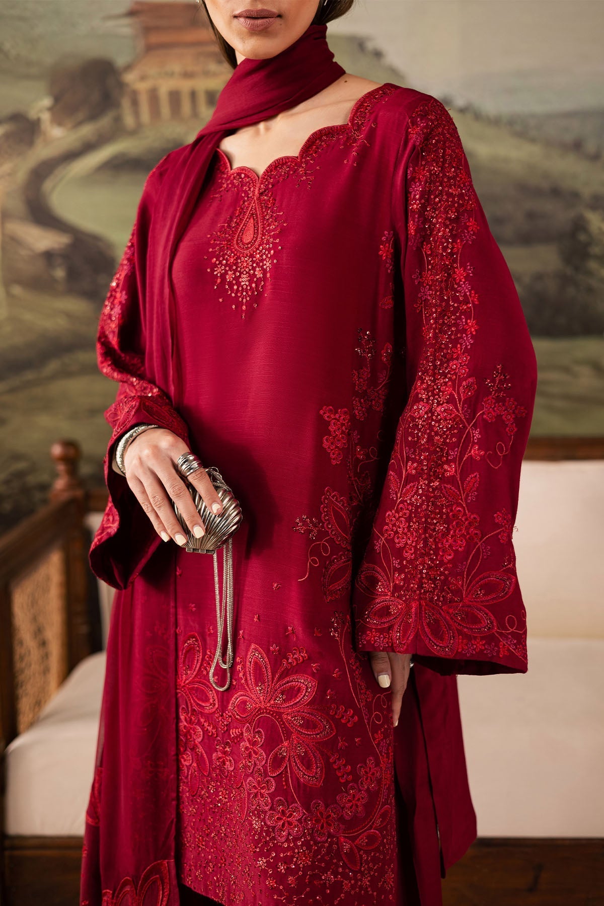 Nureh | Shades of Winter | NP-675 - Official Nureh stockist in UK - Sakeena London