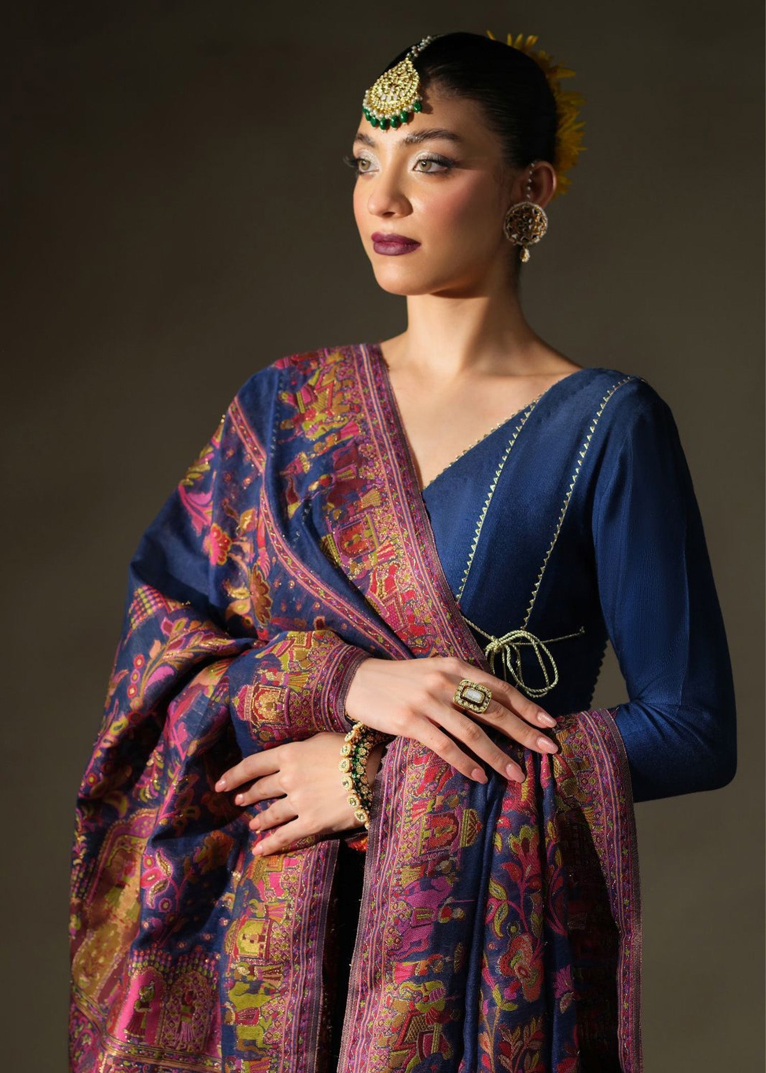 Mahum Asad | Khaani Formals | Mughal Shawl - Official Mahum Asad stockist in UK - Sakeena London