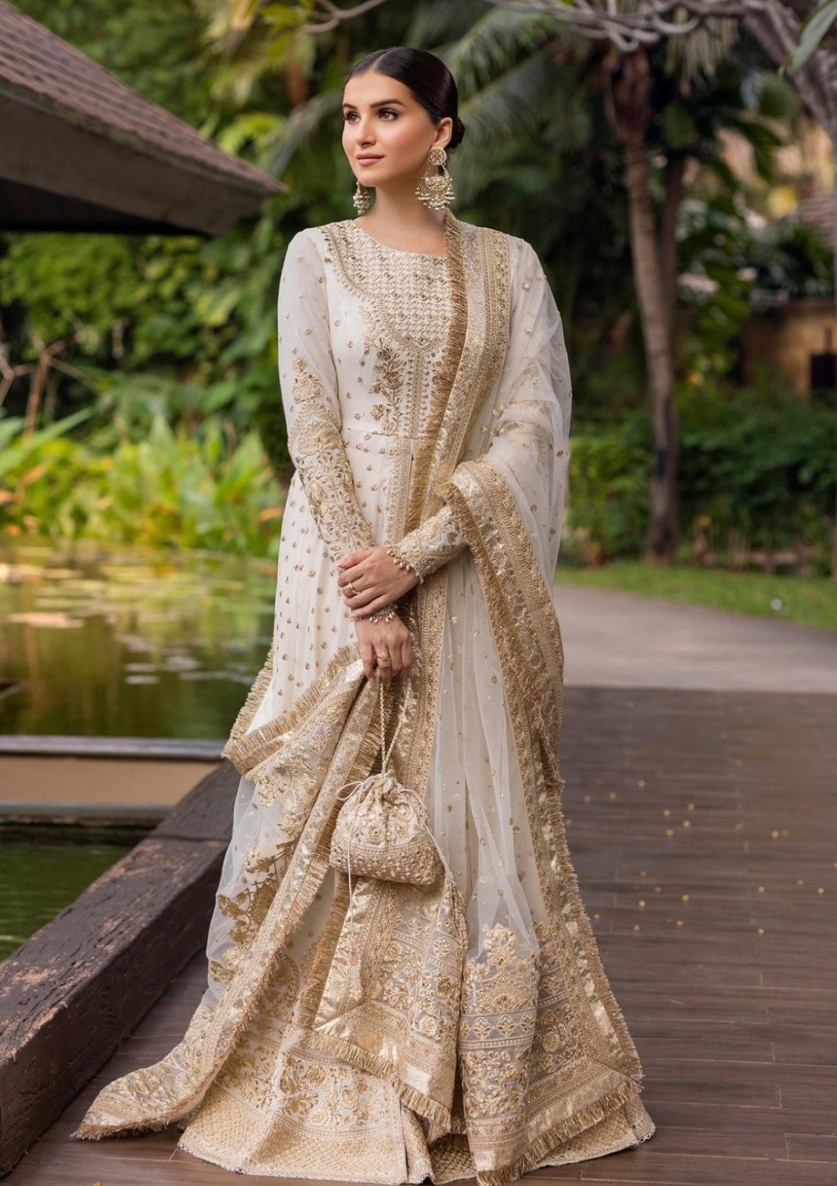 Lawn - Faiza Saqlain - Zinnia Luxury 25 - Lily