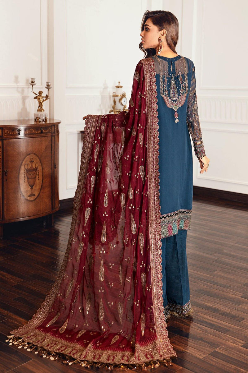 Jazmin | Formals Collection | CHIFFON UC-3049 - Official Jazmin stockist in UK - Sakeena London