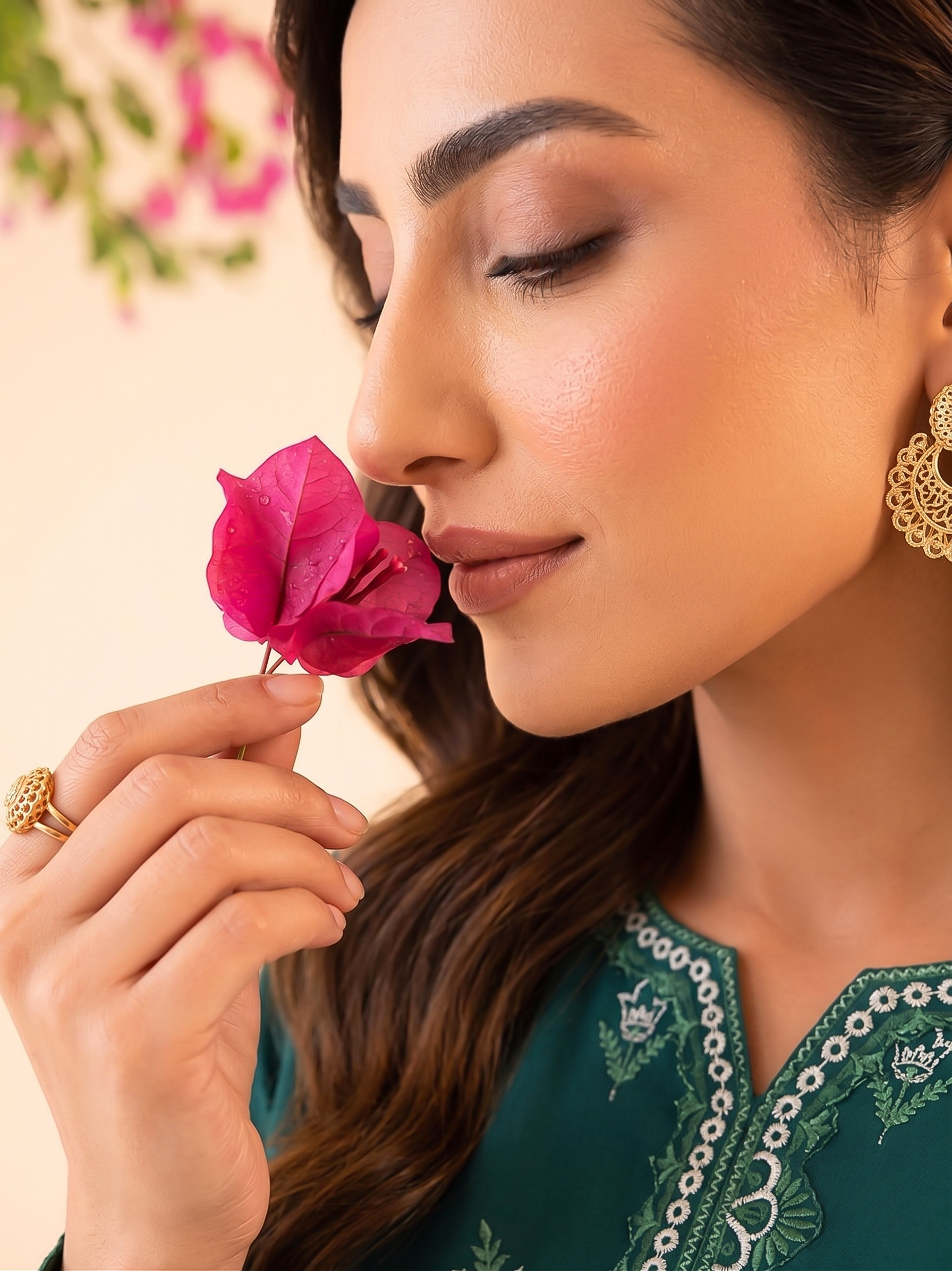 Faiza Faisal | FNF Cords Edit |DEEP TEAL CHARM
