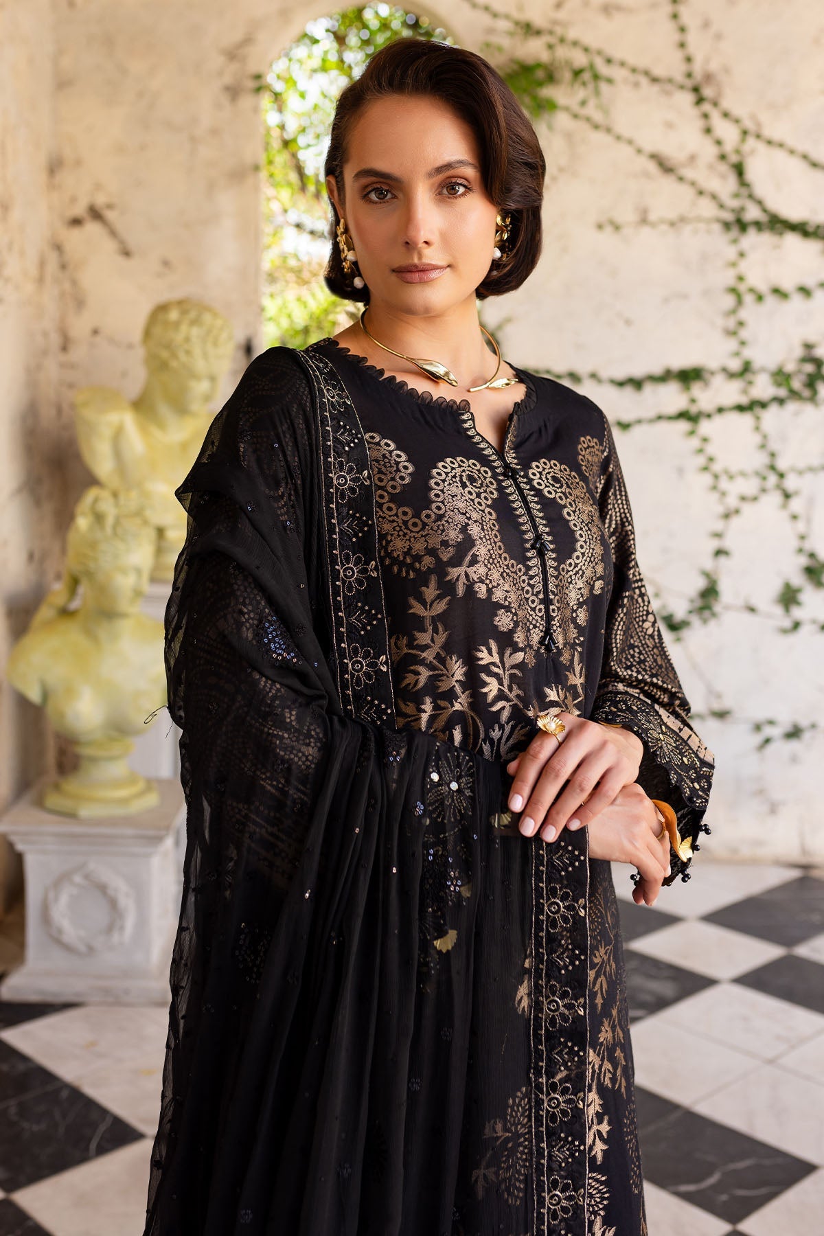 Nureh | Lawn Jacquard | NE-156 - Official Nureh stockist in UK - Sakeena London