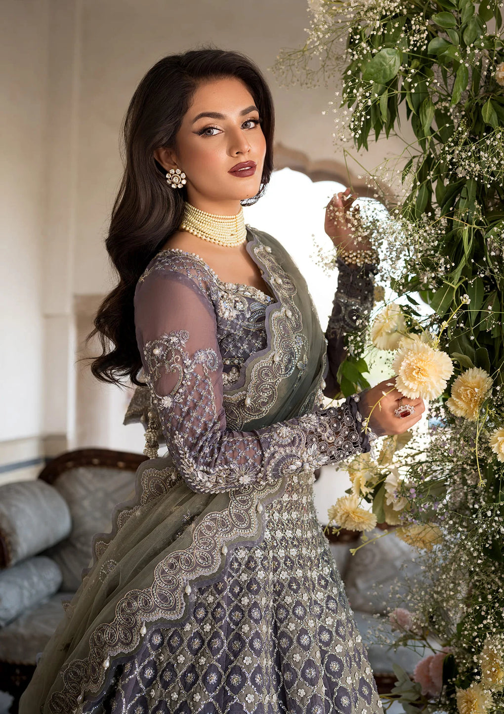 Elaf Premium | Formal Handwork Collection | EFH-02 NAZNEEN - Official Elaf Premium stockist in UK - Sakeena London