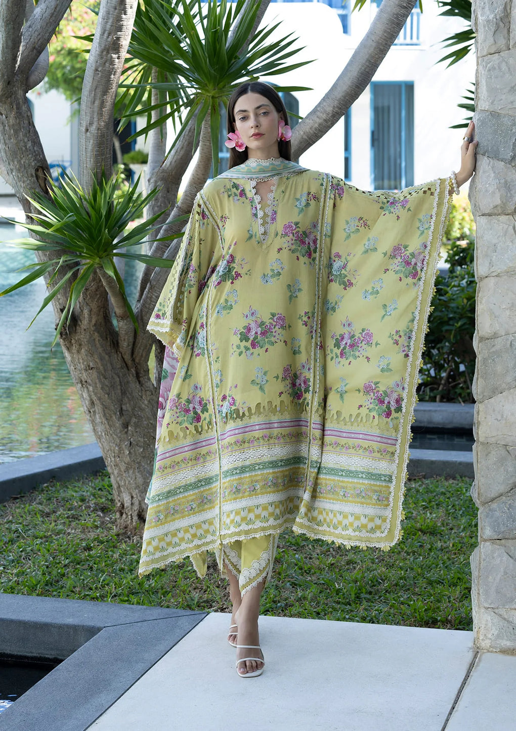 Elaf Premium | Prints Collection 26 | EPN-4A AVOCADO