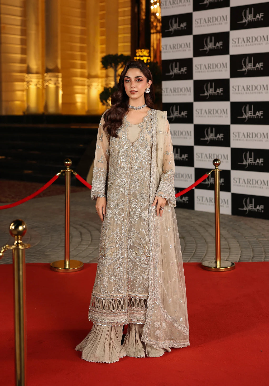 Elaf Premium | Stardom Formal Handwork 25 | ESH-08 STARDUST - Official Elaf Premium stockist in UK - Sakeena London