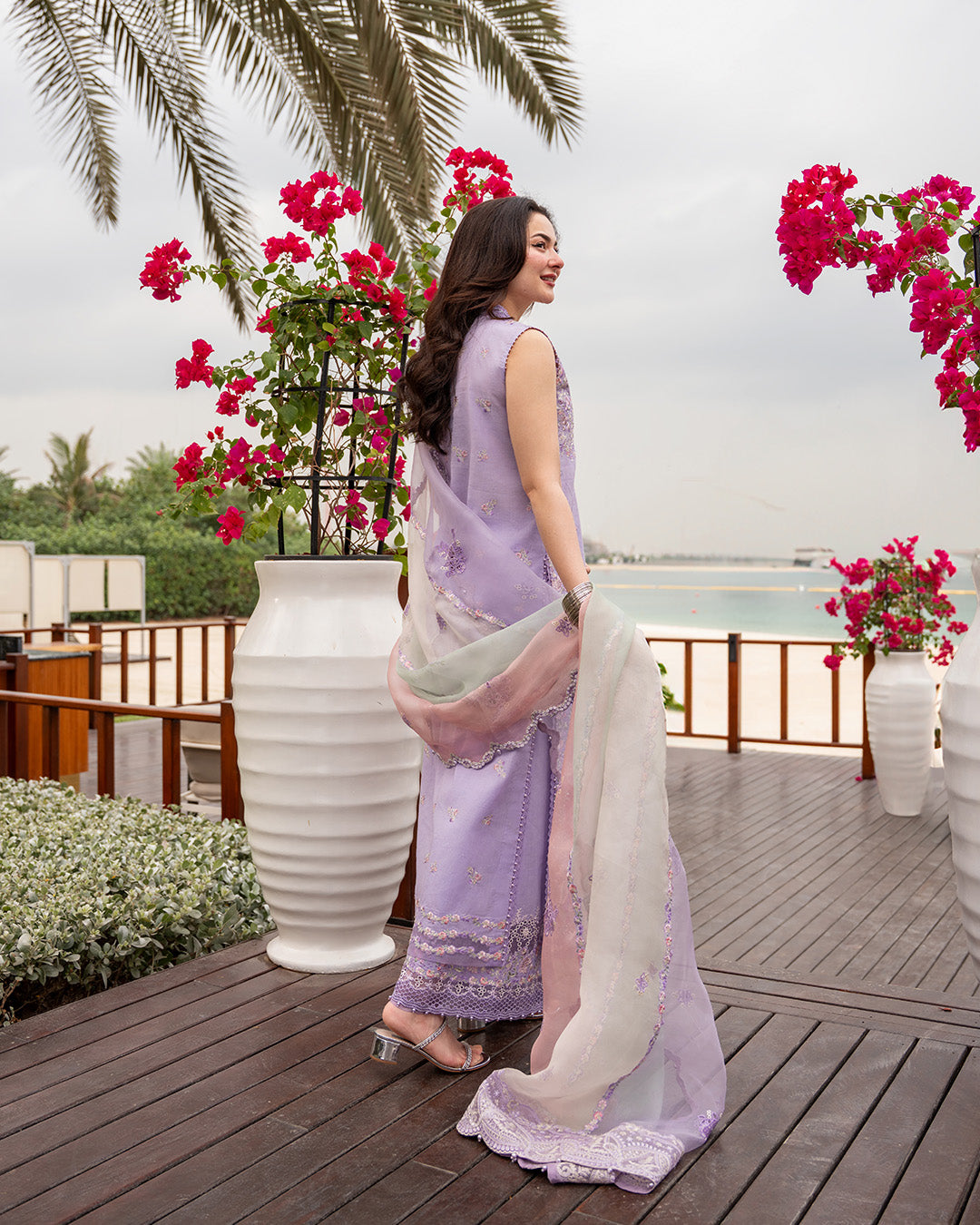 Faiza Saqlain | Aya Luxury Lawn 26' | Suela