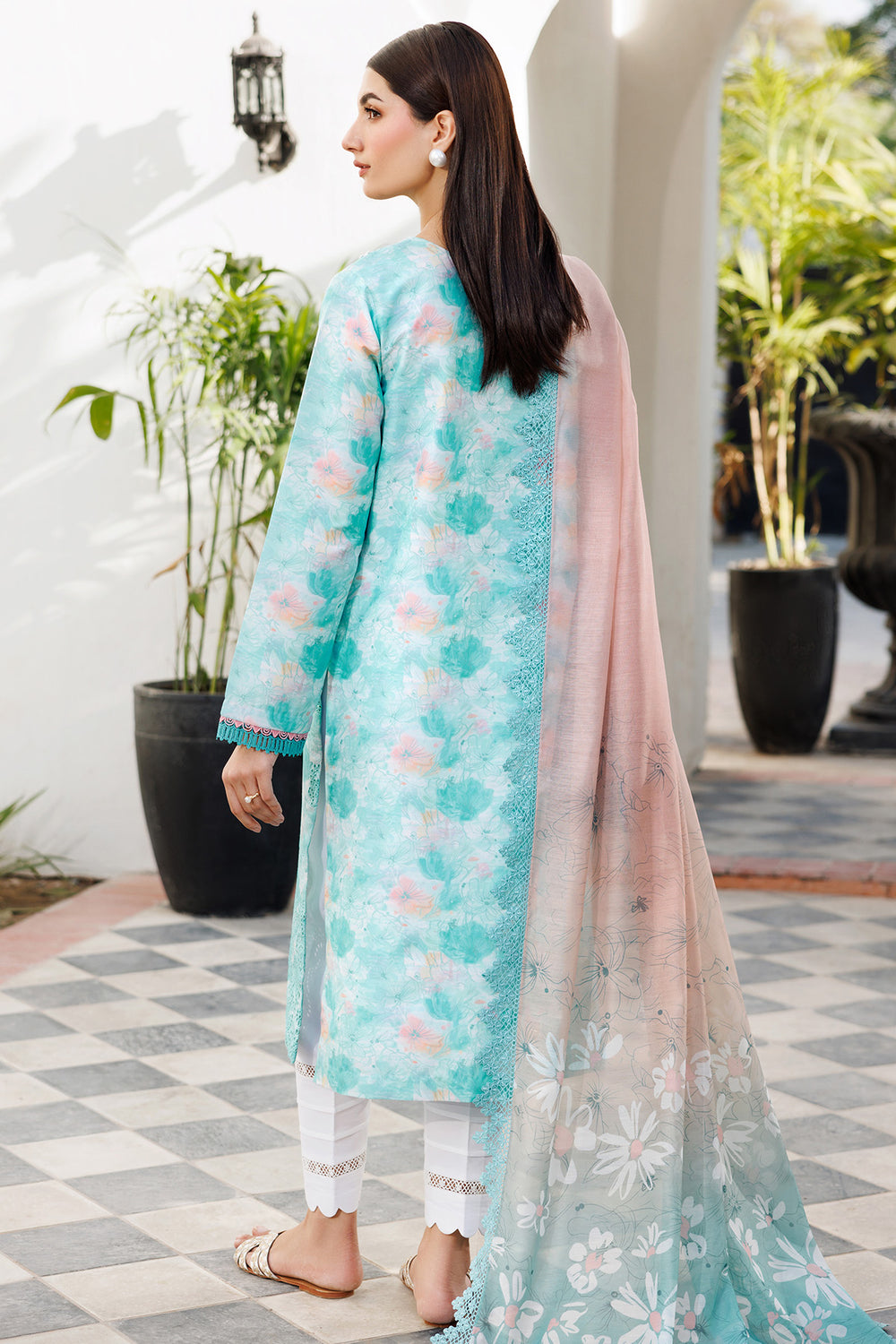 Farasha | Printed Essentials | Blue Dusk - Official Farasha stockist in UK - Sakeena London