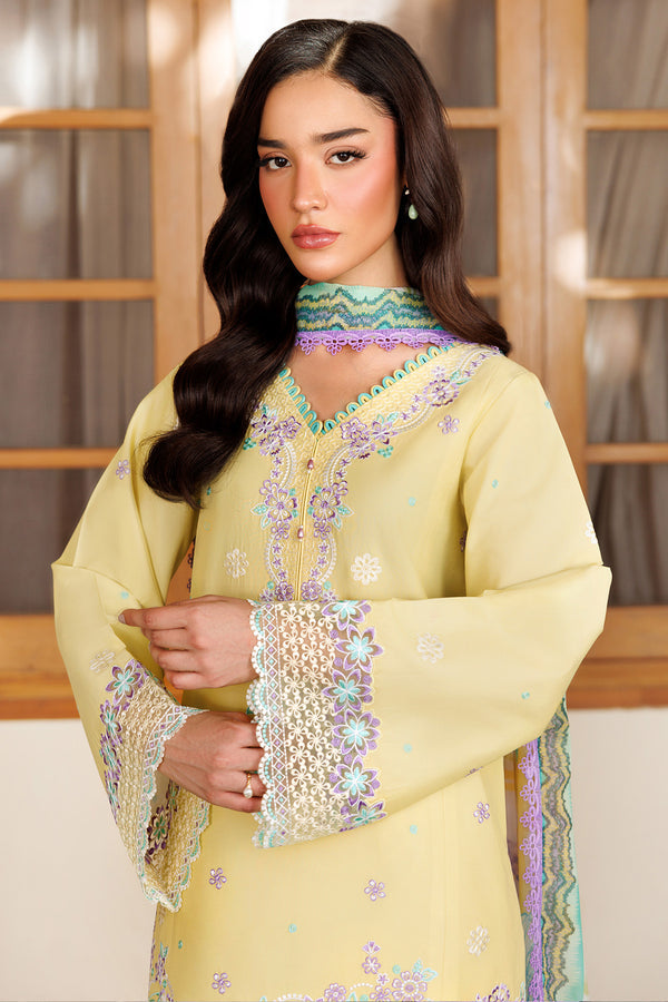 Farasha | Summer Weaves Embroidered Lawn | Daisy Dreams - Official Farasha stockist in UK - Sakeena London