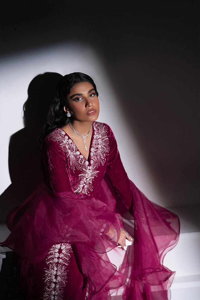 Caia | Luxury Velvet Edit 25 | Fuchsia - Official Caia stockist in UK - Sakeena London