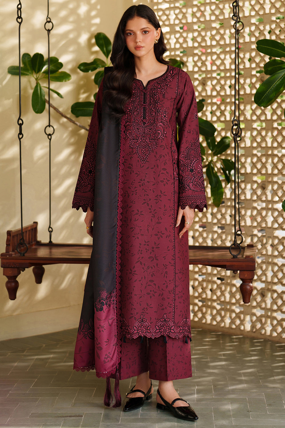 Farasha | Meline Premium Viscose 25 | Sable Bloom - Official Farasha stockist in UK - Sakeena London