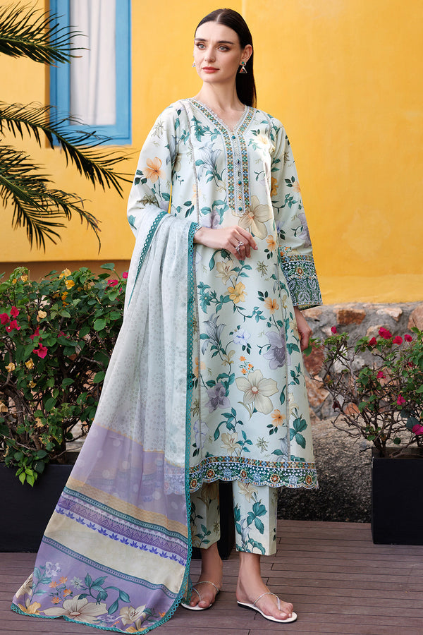 Farasha | Printed Essentials | Aqua Sparkle - Official Farasha stockist in UK - Sakeena London