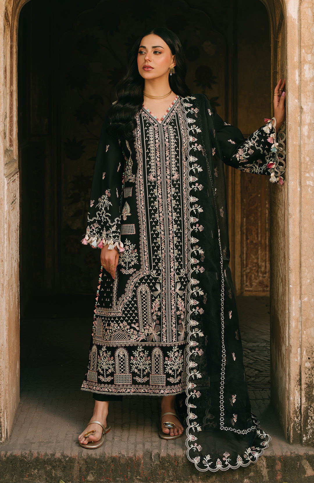 Fiona | Sarang Lawn 25 | Kara - Official Fiona stockist in UK - Sakeena London