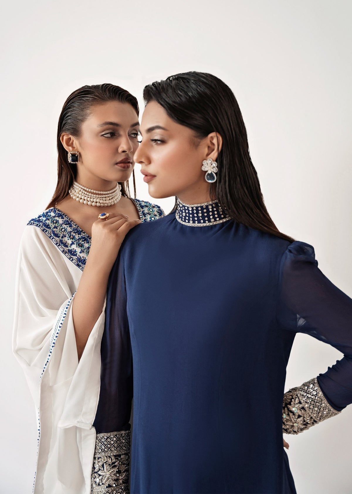 Dastoor | Euphoria Luxury Pret 24 | Azure - Official Dastoor stockist in UK - Sakeena London