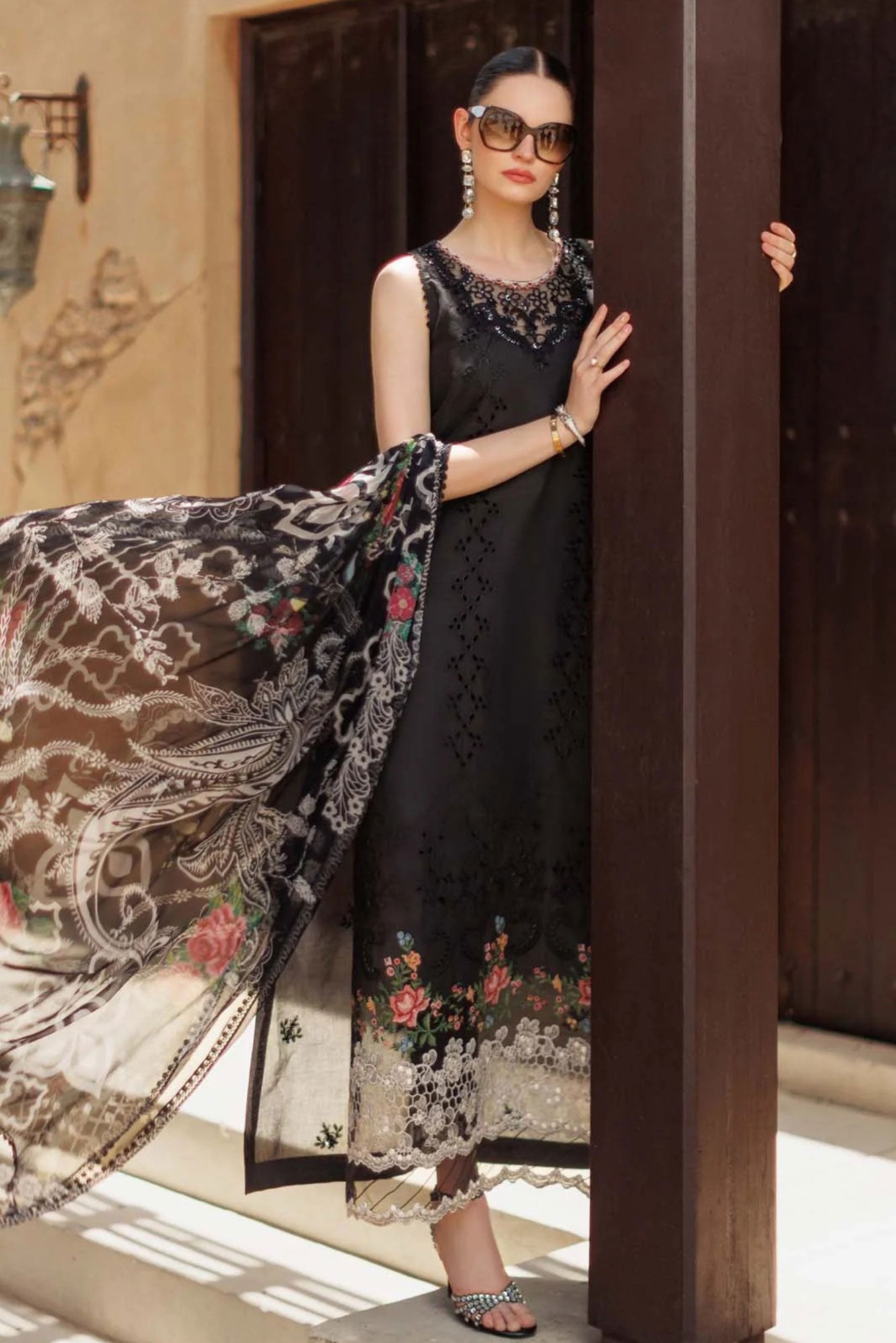 Lawn Collection - Noor - Saadia Asad - Eid Handwork - Laserkari 24 - NEH24#06