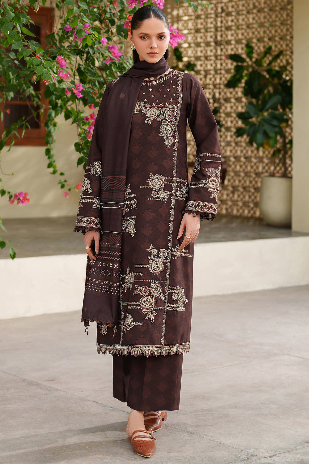 Farasha | Meline Premium Viscose 25 | Autumn Rose - Official Farasha stockist in UK - Sakeena London