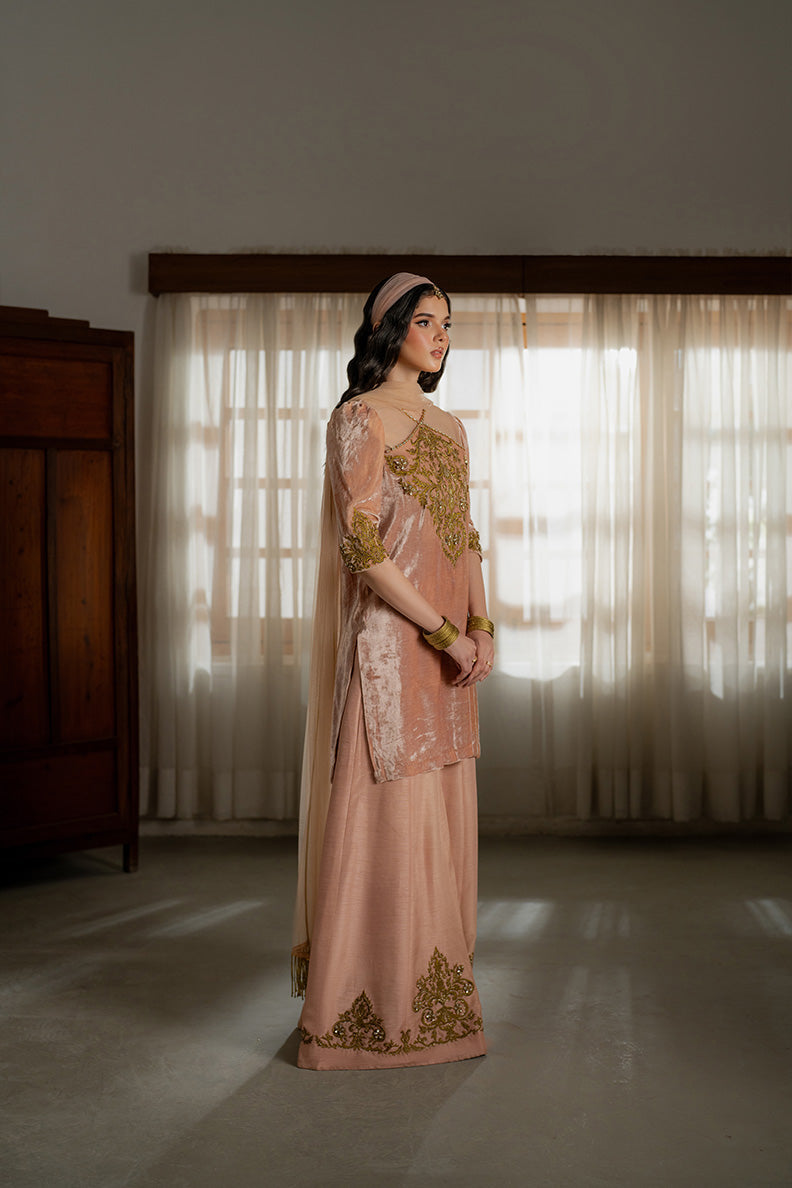 Caia | Luxury Velvet Edit 25 | Roselle (Pink) - Official Caia stockist in UK - Sakeena London