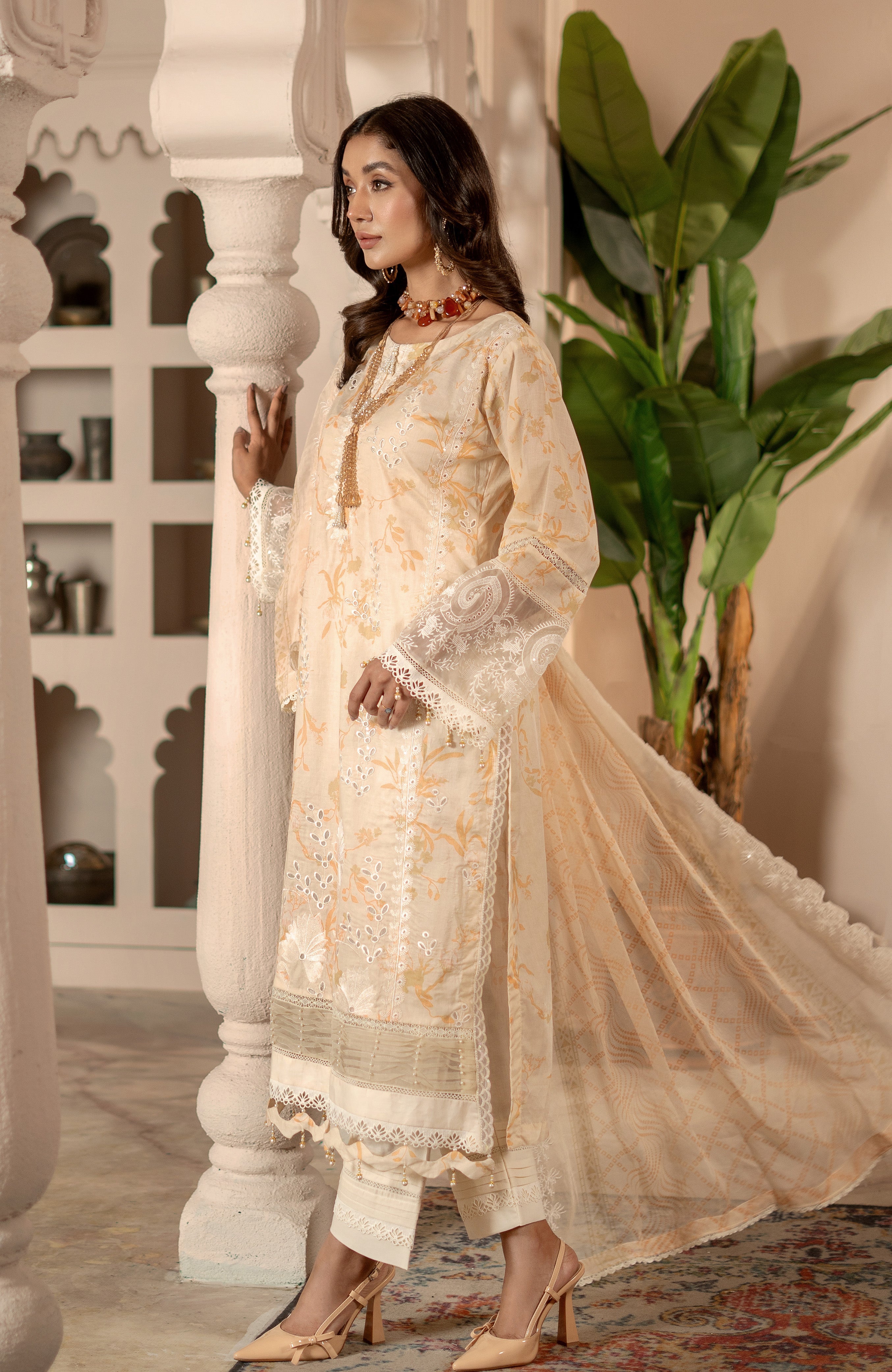 Al Zohaib | Sunshine Bloom Premium Lawn 25 | SBP-25-08 - Official Al Zohaib stockist in UK - Sakeena London