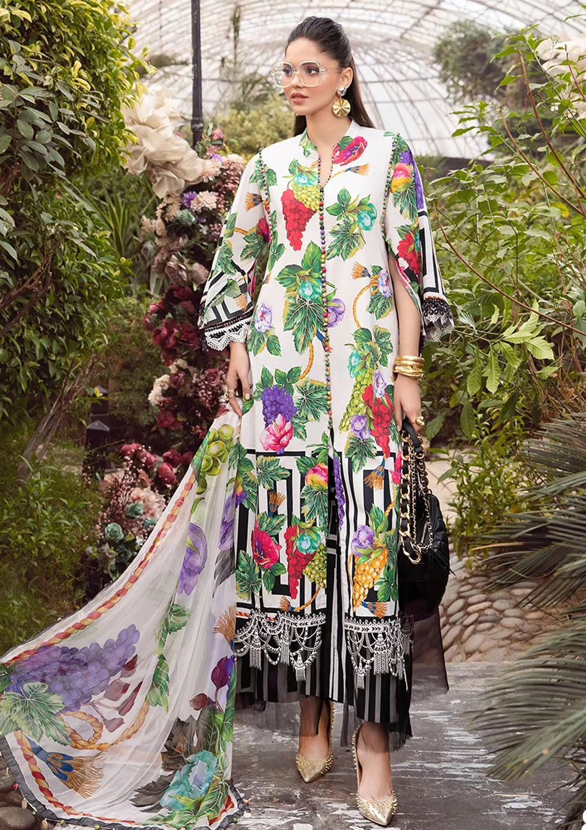 Lawn Collection - Maria B - M Prints - Spring Summer - MM24#8 A