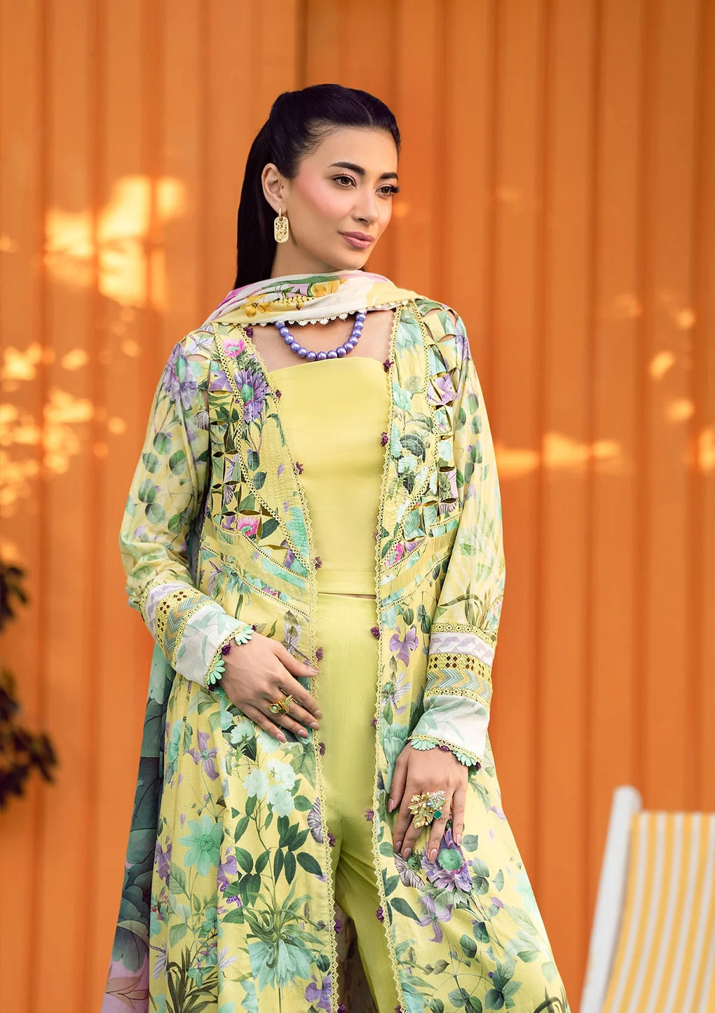 Elaf Premium | Prints 25 | EPS-7A DAISY FIELDS - Official Elaf Premium stockist in UK - Sakeena London