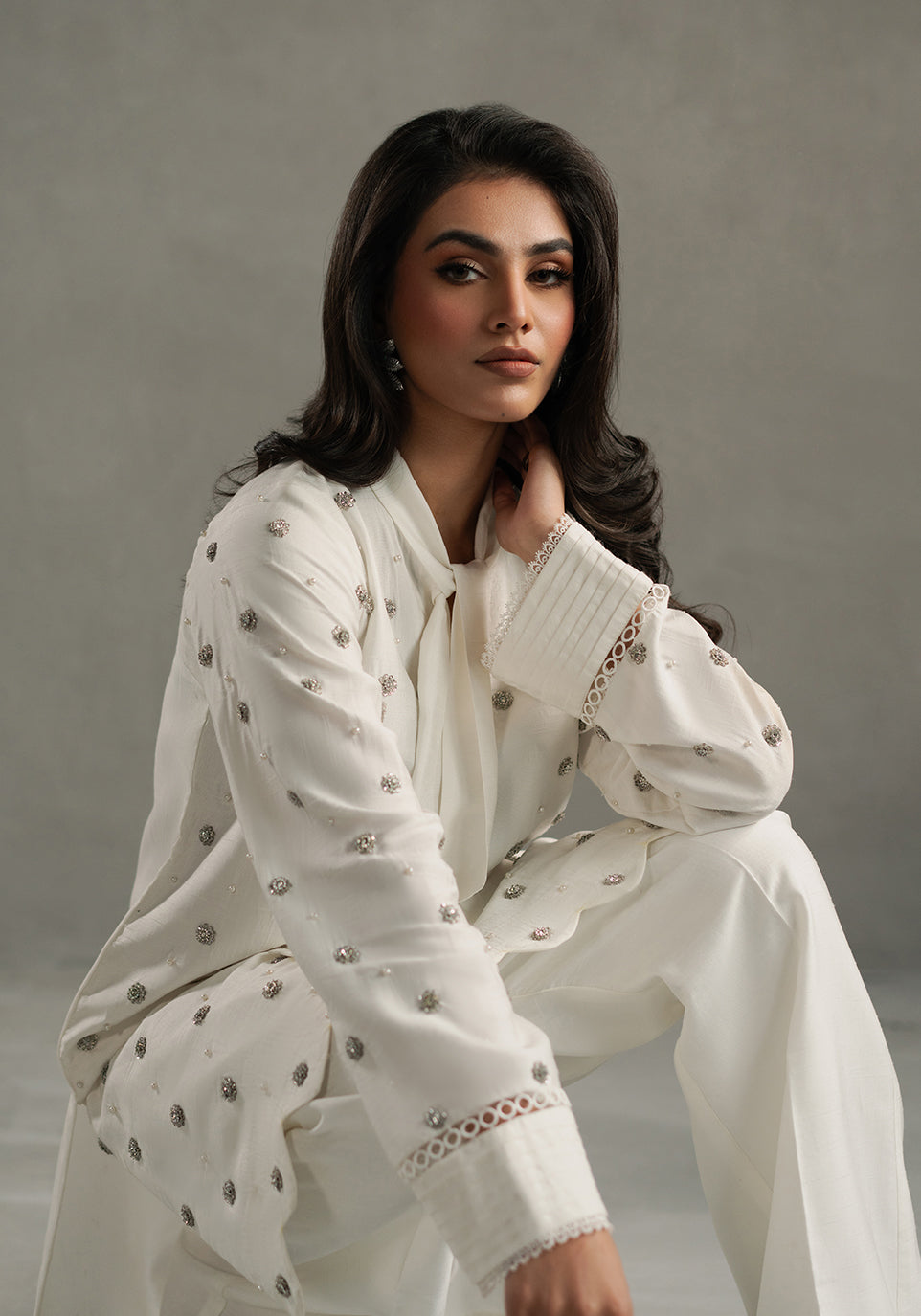 Zarqash | Silk Edit | ZQS 008 OPAL - Official Zarqash stockist in UK - Sakeena London