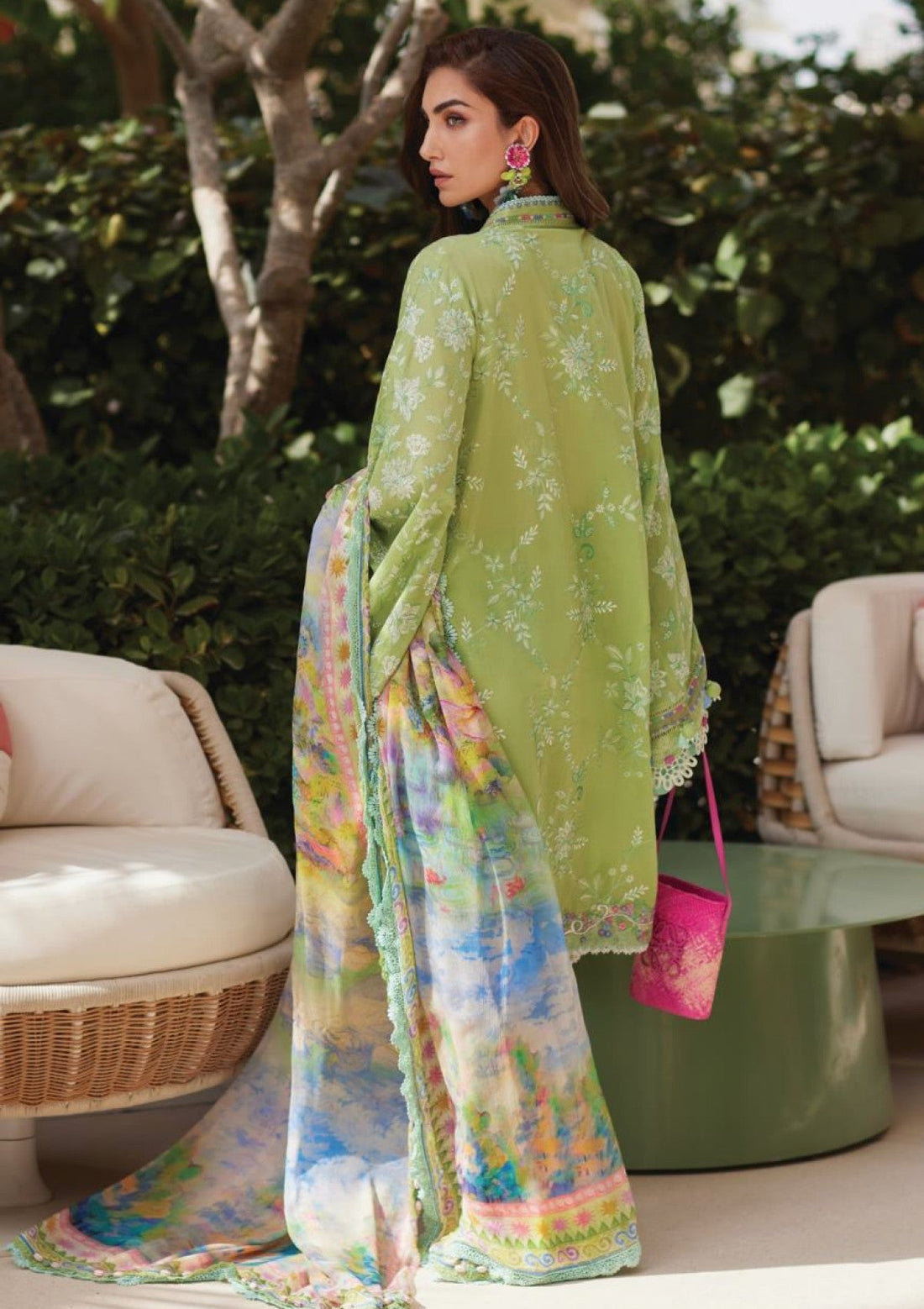 Lawn - Farah Talib Aziz - Luxury Unstitched - FTL25#12 - Kiara Kiwi