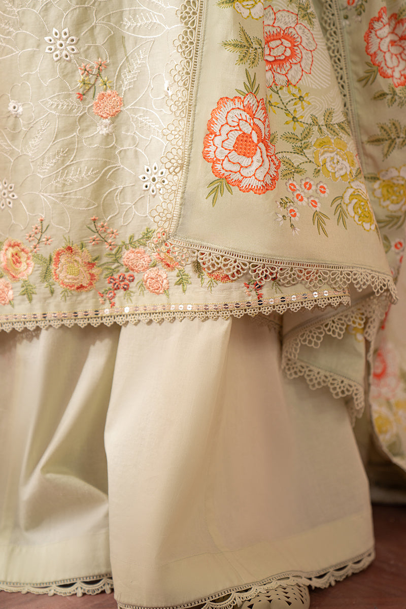 Cross Stitch | Cambric Lawn 24 | PISTACHIO FROST - Official Cross Stitch stockist in UK - Sakeena London