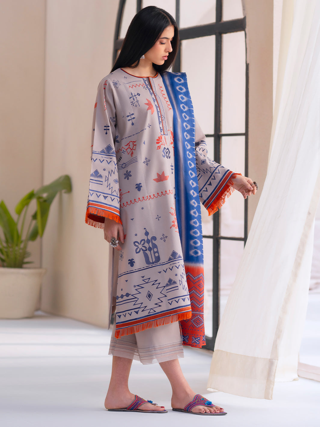 Bin Ilyas | Aaina Summer Edit 25 | 81 - B - Official Bin Ilyas stockist in UK - Sakeena London