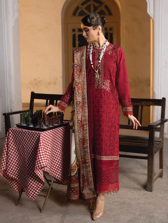 Faiza Faisal | Maya Luxury Lawn | Elif - Official Faiza Faisal stockist in UK - Sakeena London