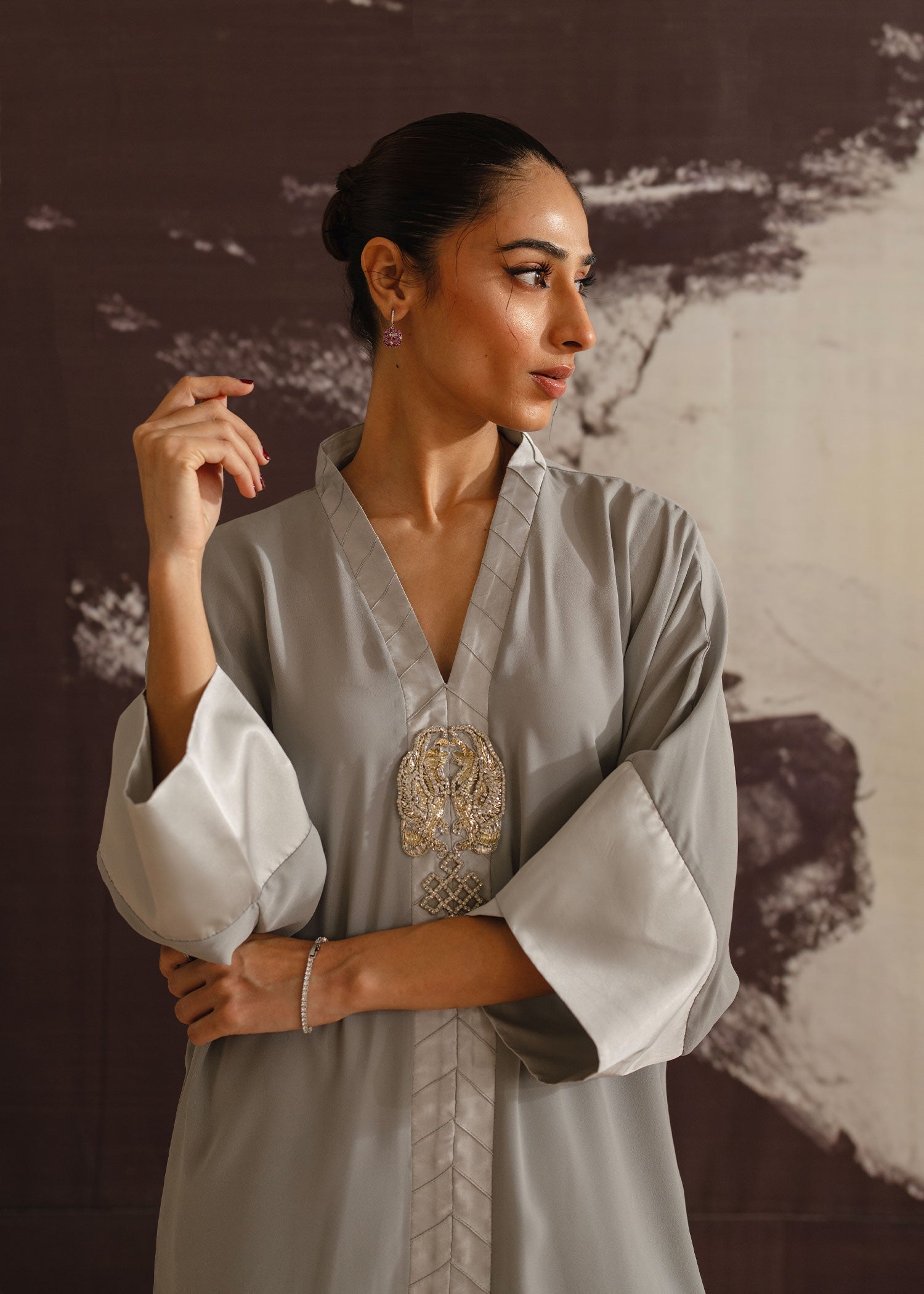 Mahgul | Eye of Cemal | Grey Jewel - Official Mahgul stockist in UK - Sakeena London