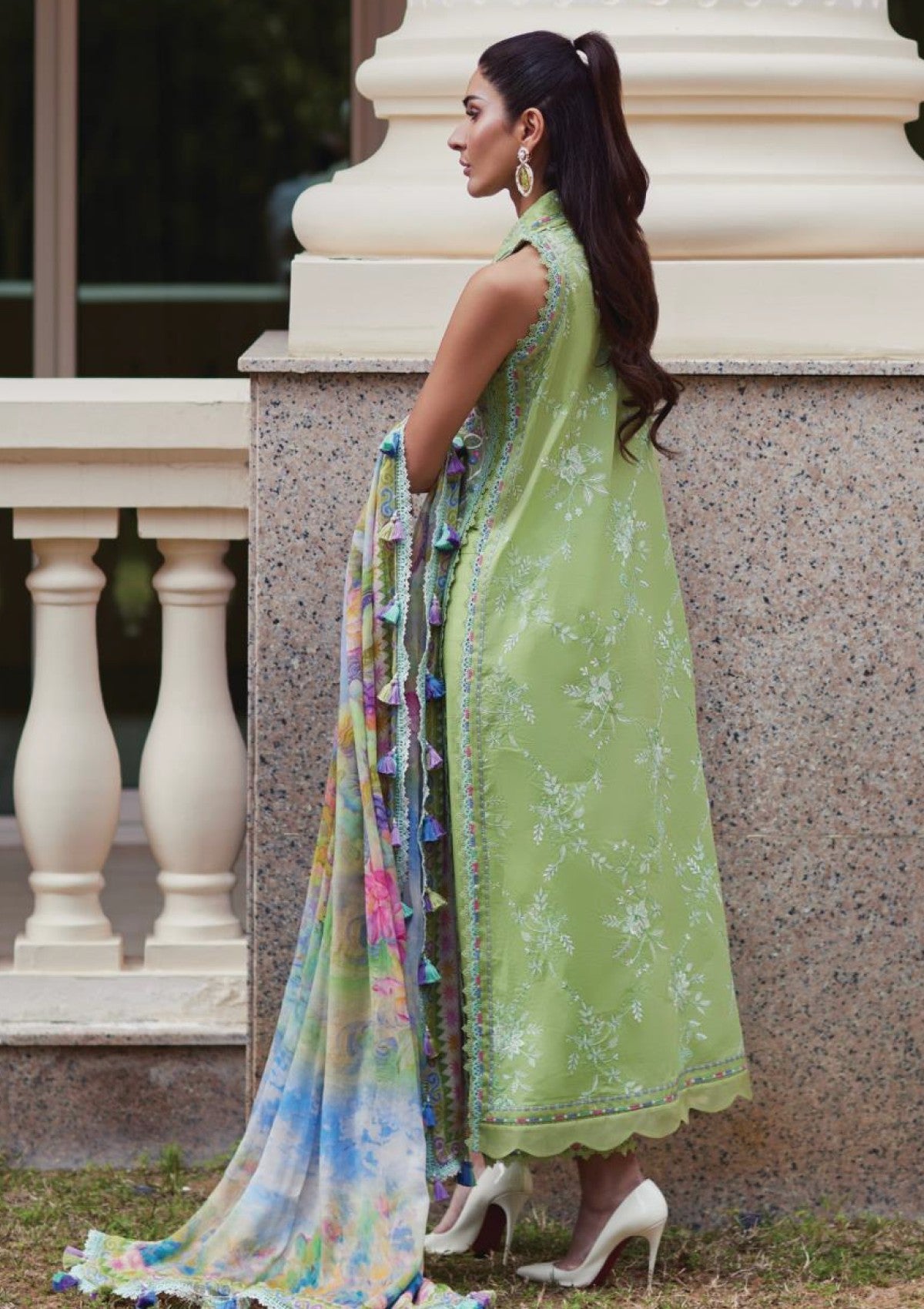 Lawn - Farah Talib Aziz - Luxury Unstitched - FTL25#12 - Kiara Kiwi