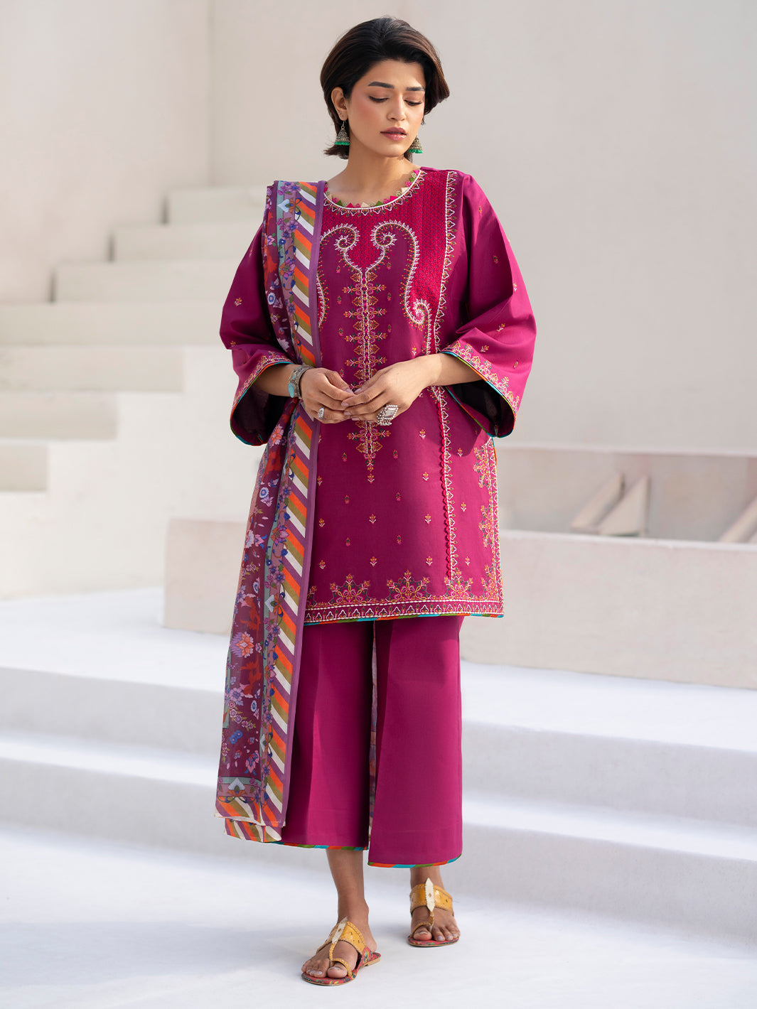 Bin Ilyas | Aaina Summer Edit 25 | 82 - A - Official Bin Ilyas stockist in UK - Sakeena London