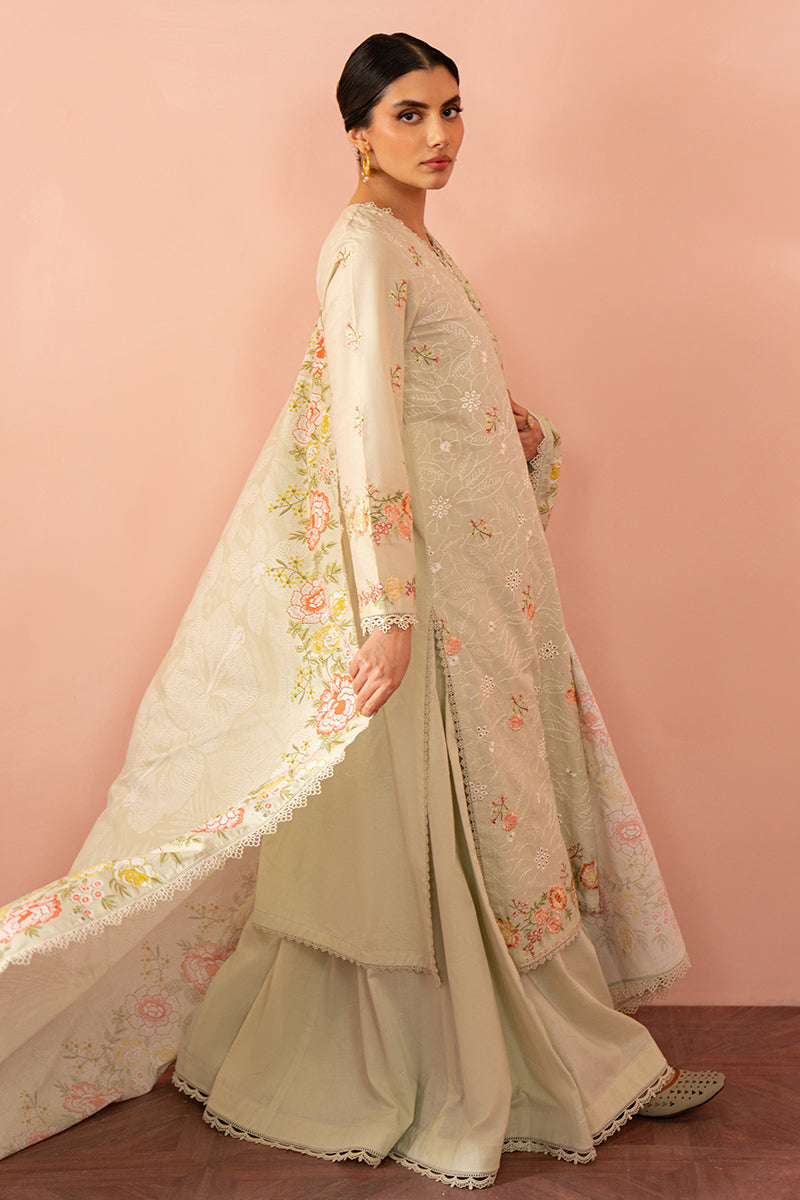 Cross Stitch | Cambric Lawn 24 | PISTACHIO FROST - Official Cross Stitch stockist in UK - Sakeena London