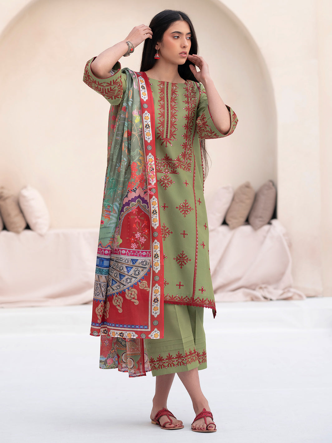 Bin Ilyas | Aaina Summer Edit 25 | 83 - A - Official Bin Ilyas stockist in UK - Sakeena London