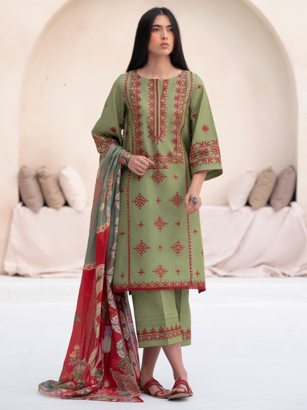 Bin Ilyas | Aaina Summer Edit 25 | 83 - A - Official Bin Ilyas stockist in UK - Sakeena London