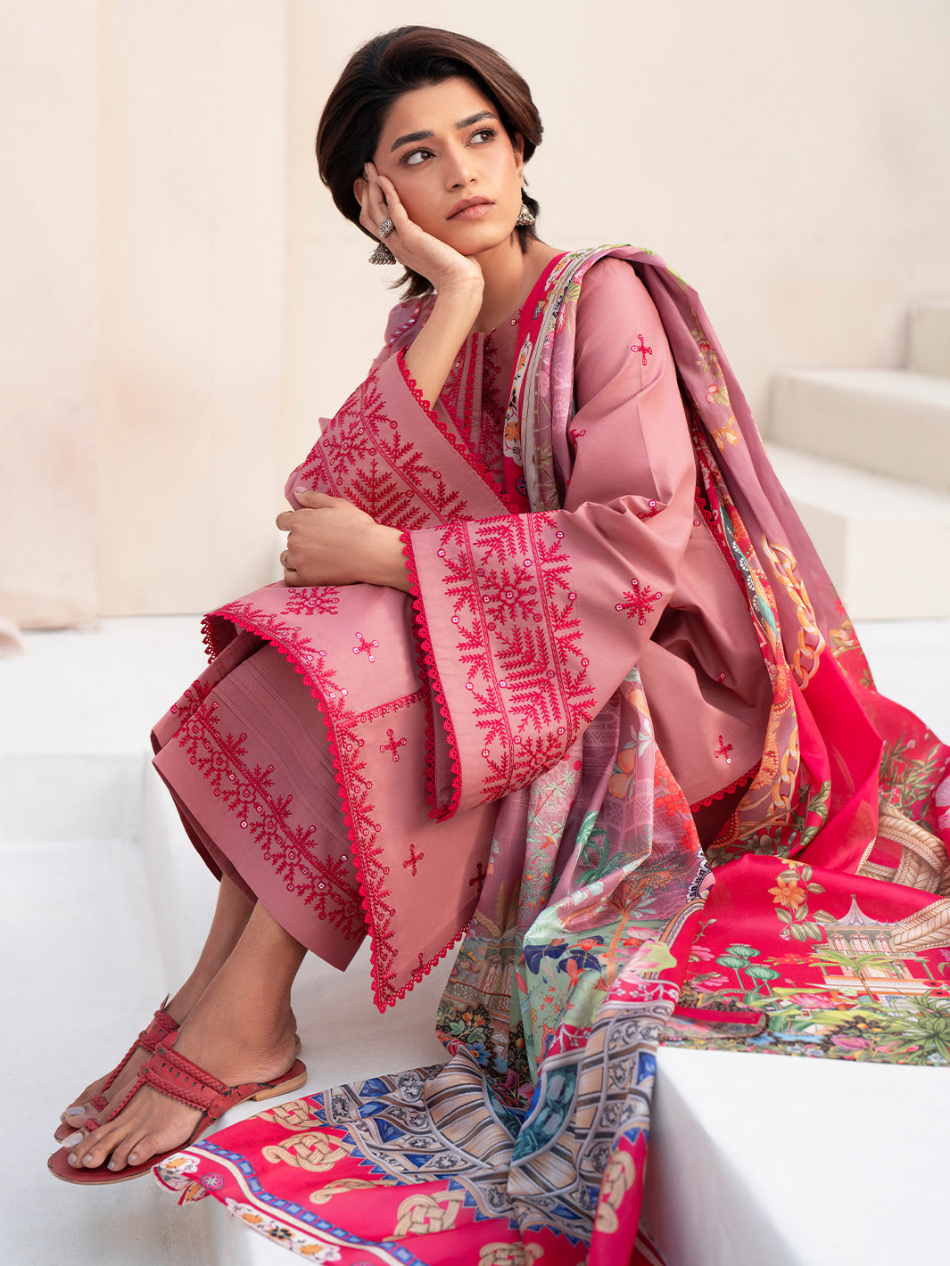 Bin Ilyas | Aaina Summer Edit 25 | 83 - B - Official Bin Ilyas stockist in UK - Sakeena London
