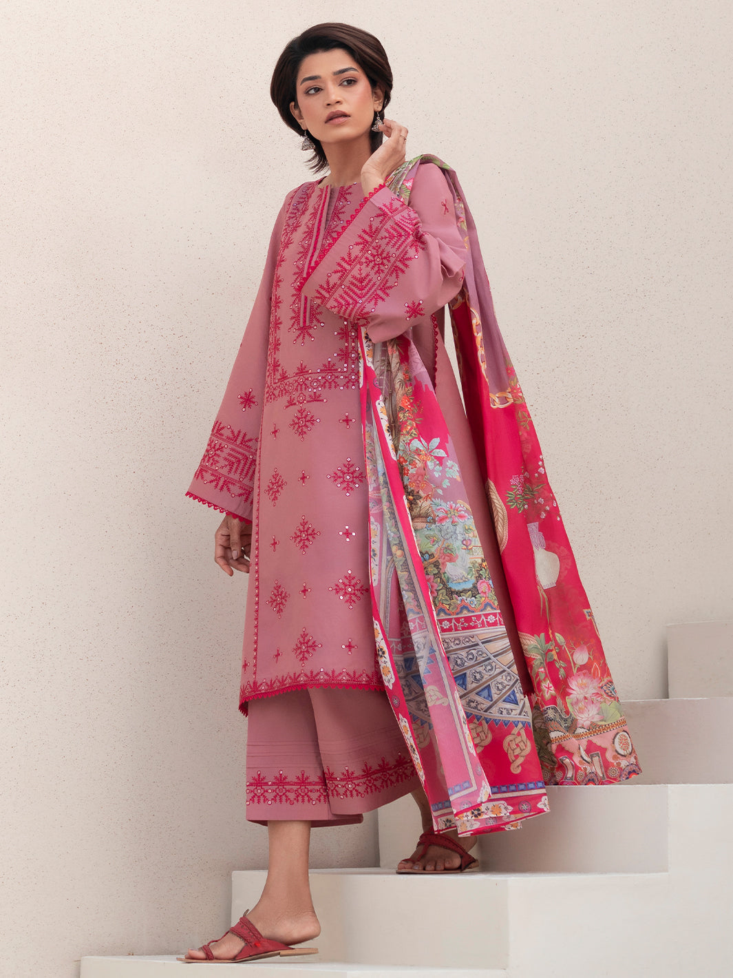 Bin Ilyas | Aaina Summer Edit 25 | 83 - B - Official Bin Ilyas stockist in UK - Sakeena London