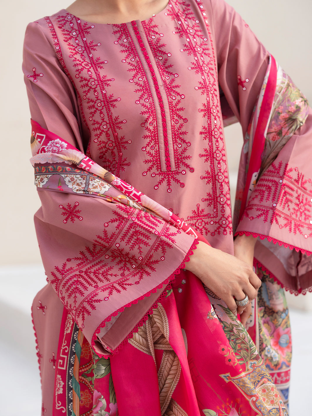 Bin Ilyas | Aaina Summer Edit 25 | 83 - B - Official Bin Ilyas stockist in UK - Sakeena London
