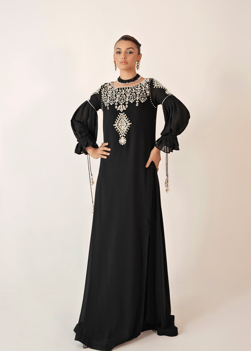 Dastoor | Euphoria Luxury Pret 24 | Noir - Official Dastoor stockist in UK - Sakeena London