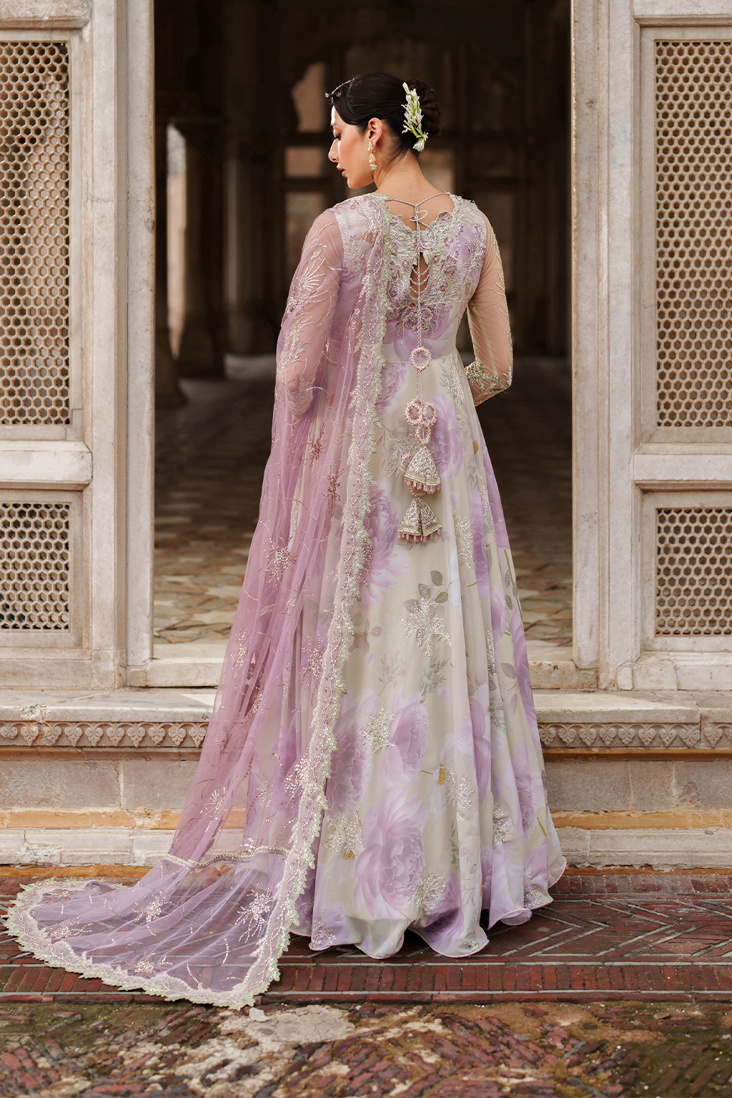 Iznik | Festive Formal | UE-546 Embroidered Chiffon - Official Iznik stockist in UK - Sakeena London