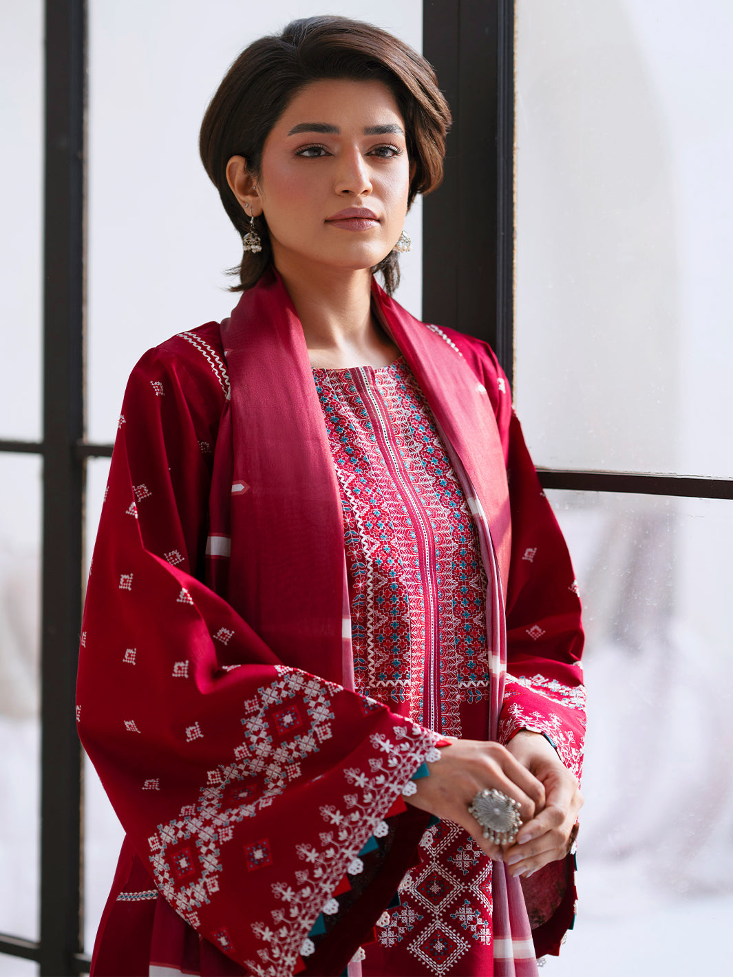 Bin Ilyas | Aaina Summer Edit 25 | 84 - A - Official Bin Ilyas stockist in UK - Sakeena London
