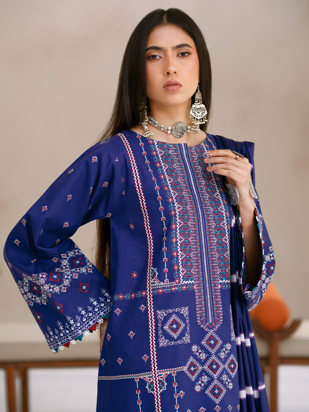 Bin Ilyas | Aaina Summer Edit 25 | 84 - B - Official Bin Ilyas stockist in UK - Sakeena London
