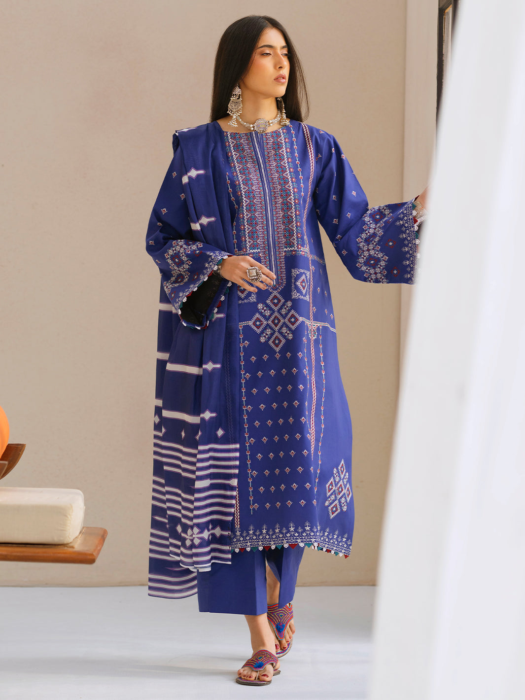 Bin Ilyas | Aaina Summer Edit 25 | 84 - B - Official Bin Ilyas stockist in UK - Sakeena London