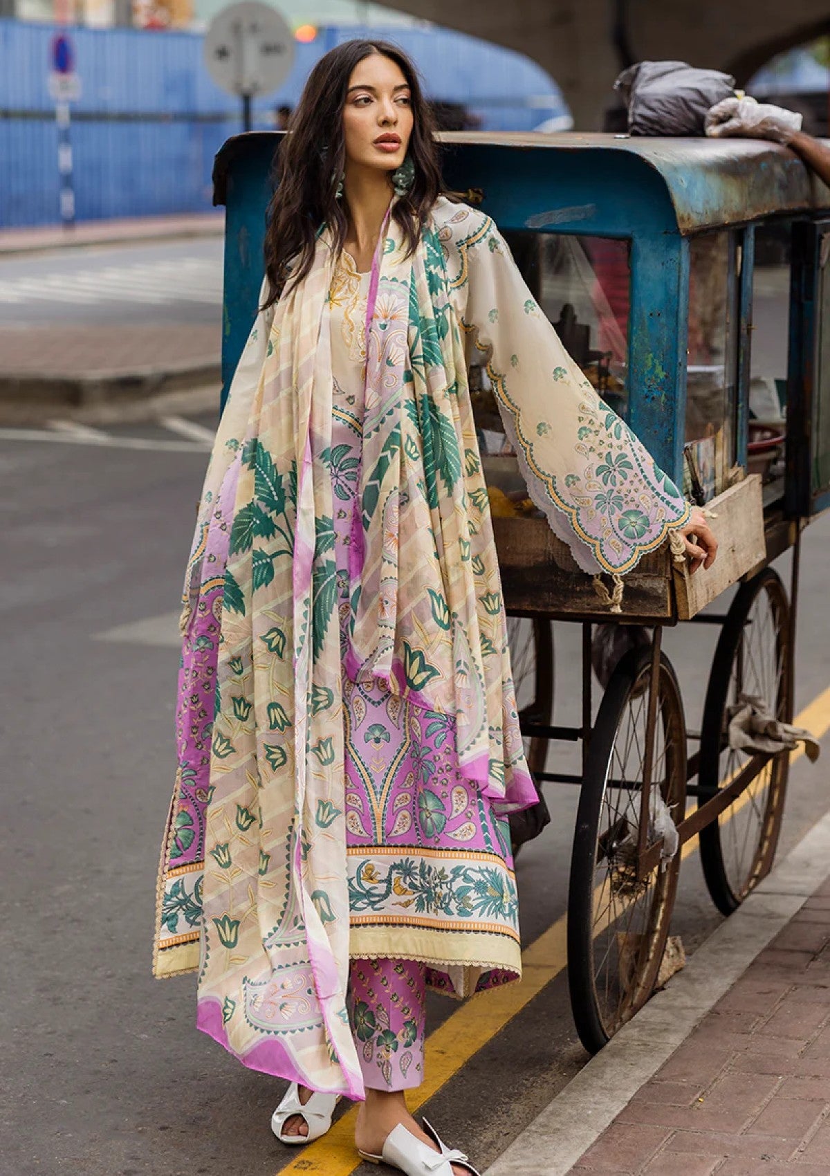 Lawn - Mushq - Hemline - La Dolce - Prints - D#04A - Valeria