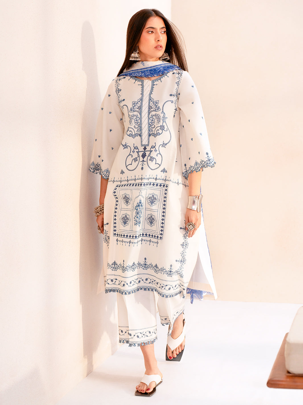 Bin Ilyas | Aaina Summer Edit 25 | 85 - B - Official Bin Ilyas stockist in UK - Sakeena London