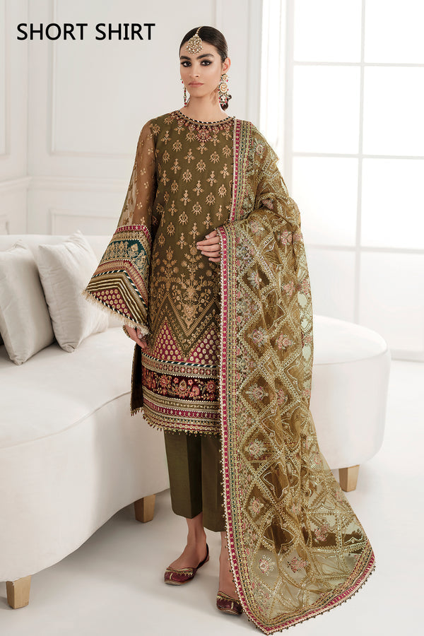Baroque | Luxury Collection | EMBROIDERED CHIFFON CH10-06 - Official Baroque stockist in UK - Sakeena London